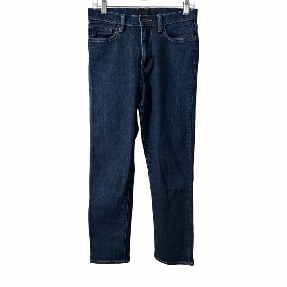 Uniqlo Jeans Regular Size 27 Women’s Straight High Waist Jeans Dark Denim Used